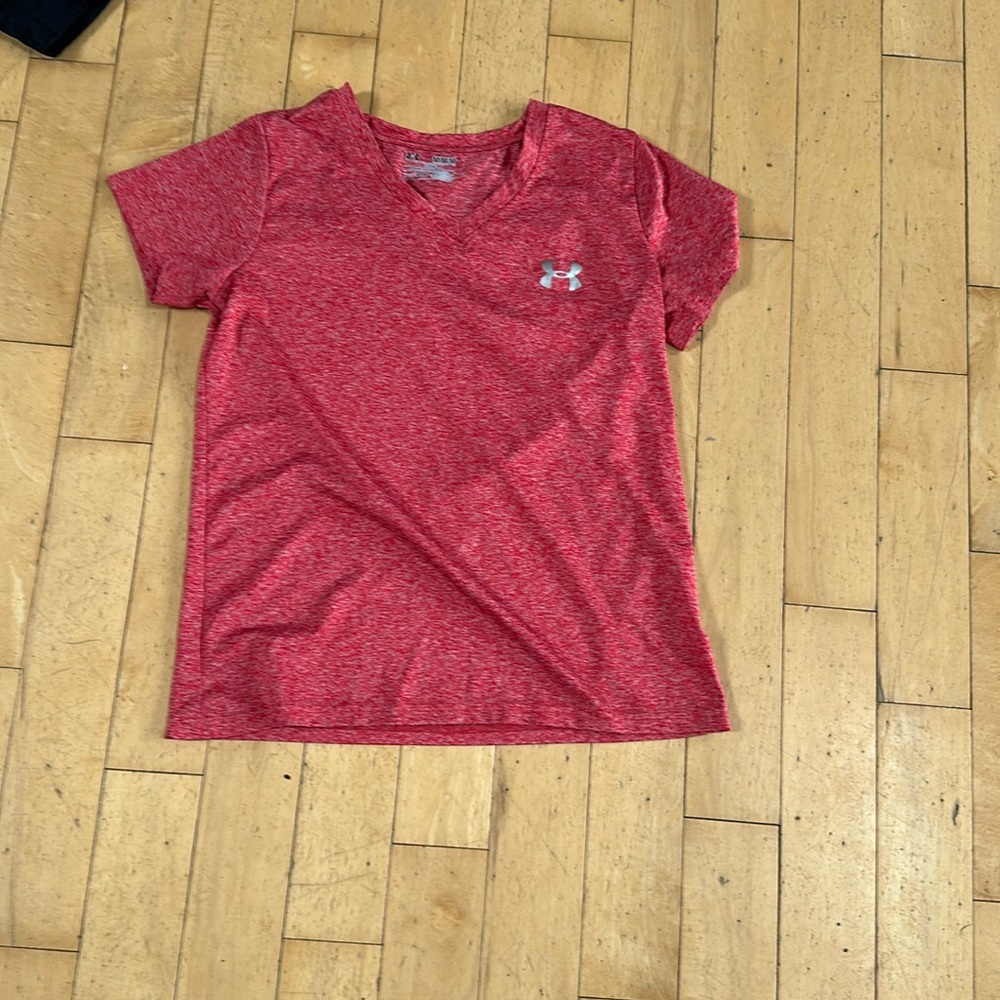 Pink under armor T-shirt